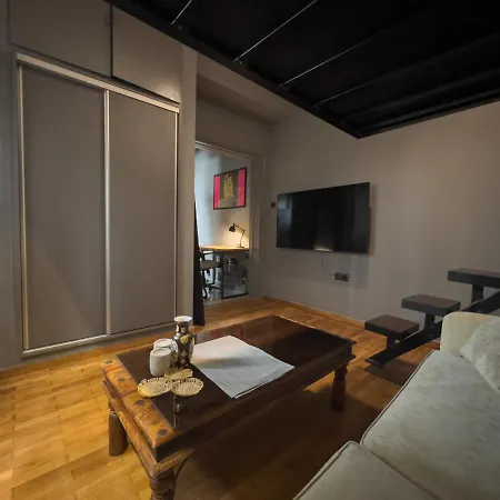 Apartment Minimal Grey House Athens